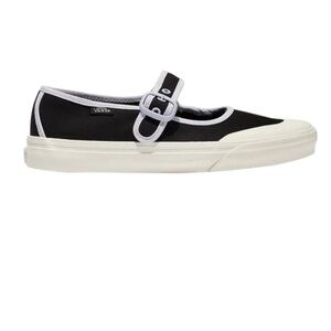 Vans Ballerina Black and White Mary Jane Shoes - unisex